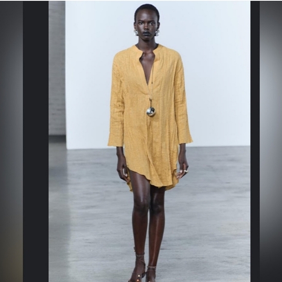 Zara | Dresses | Zara Mustardyellow Linen Blend Shirt Dress | Poshmark Zara | Dresses | Zara Mustardyellow Linen Blend Shirt Dress | Poshmark